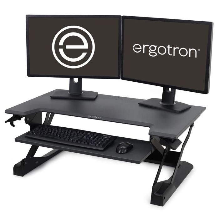 Ergotron WorkFit-TL Sit-Stand Desktop - nadstawka na biurko do pracy na stojąco (czarna)