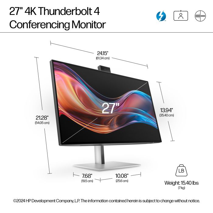 HP S7 PRO 727PM 27 ZOLL 16:9/3840X2160 IPS 400CD 2000:1 5MS