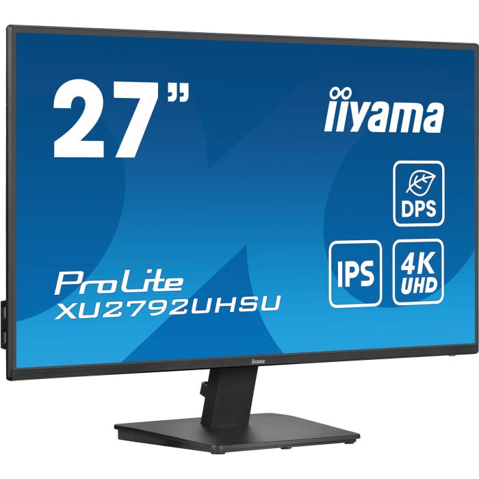 iiyama Monitor ProLite XU2792UHSU-B6 27" IPS-panel, 3840x2160 UHD 60Hz4ms, 350cd/m², HDMI, DP