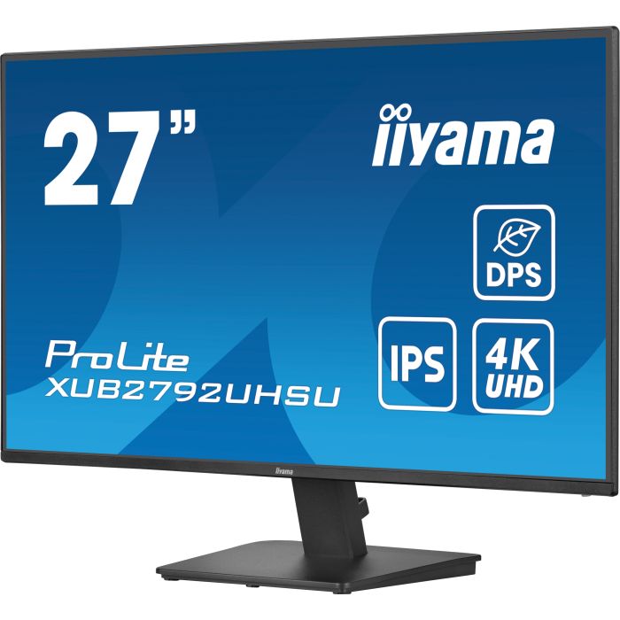 iiyama Monitor ProLite XU2792UHSU-B6 27" IPS-panel, 3840x2160 UHD 60Hz4ms, 350cd/m², HDMI, DP