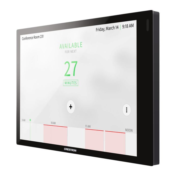 7 IN. ROOM SCHEDULING TOUCH/SCREEN BLACK SMOOTH