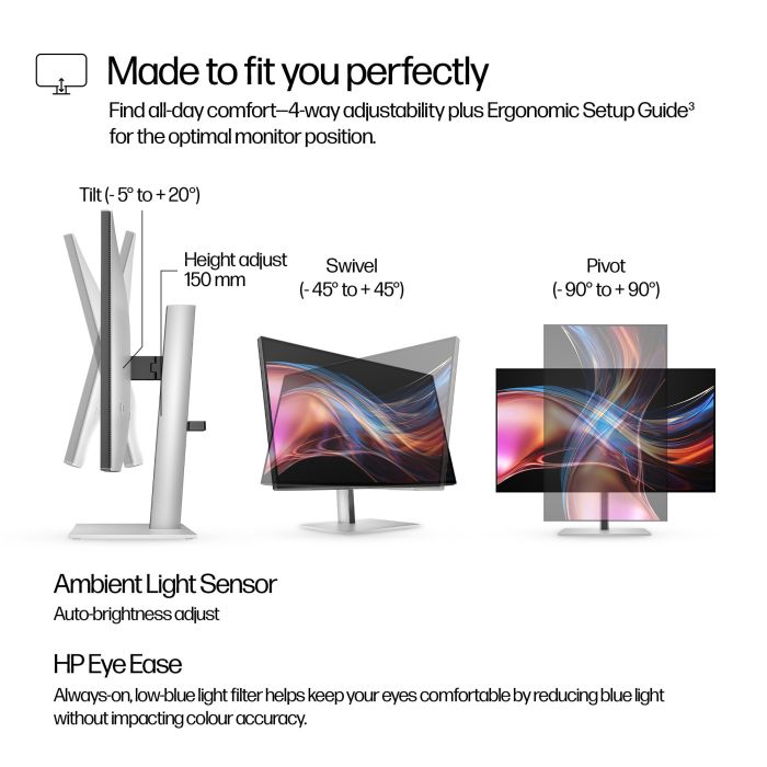 HP S7 PRO 727PU 27 ZOLL 16:9/2560X1440 IPS 400CD 2000:1 USB-C
