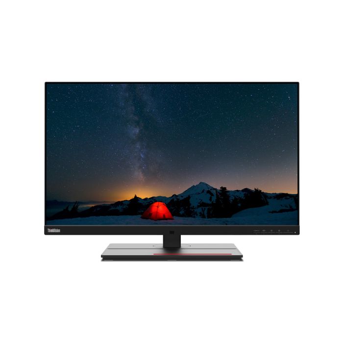 Lenovo Monitor ThinkVision P27u-20 27" IPS 4K AG 6ms 400cd 1000:1 60Hz Dock Speakers Tilt Swivel Lift Pivot