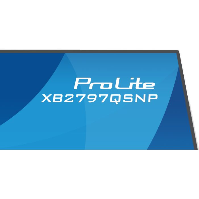 iiyama Monitor ProLite XB2797QSNP-W1 27" WH IPS-panel, 2560x1440 75Hz1ms, 350cd/m², EyeComfort, USB-C Dock, KVM LAN, HDMI, DP