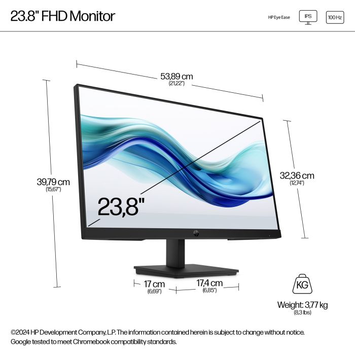HP S3 PRO 324PF FHD (1920x1080) IPS 250n 5ms DP HDMI VGA 3/3/0