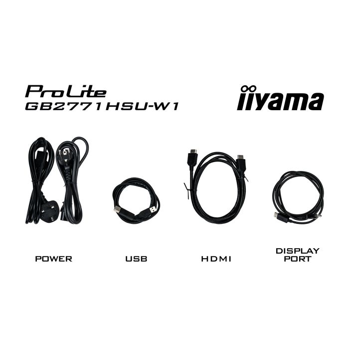 iiyama G-Master Red Eagle GB2771HSU-W1 27" WH Fast IPS Gaming, 1920x1080 240Hz0.4ms, 350cd/m², G-SYNC, 2x HDMI, DP
