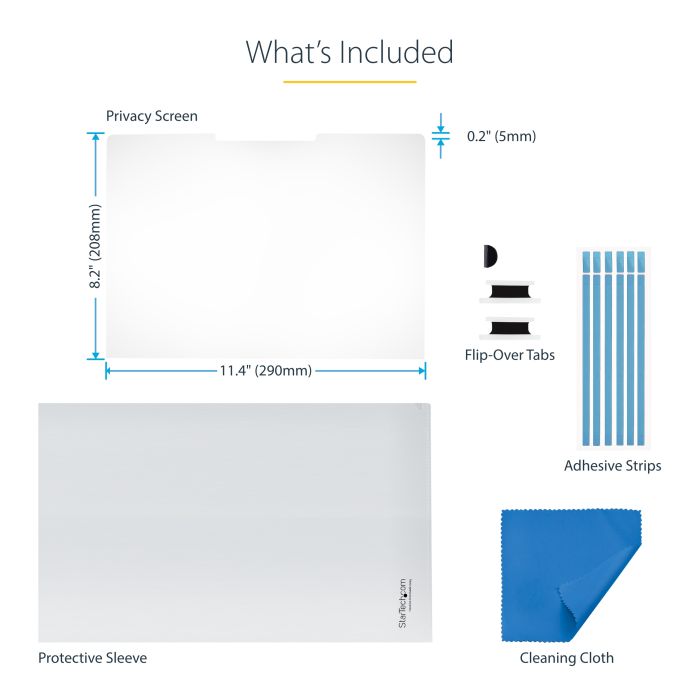 13.5IN LAPTOP PRIVACY SCREEN/ANTI-GLARE BLUE LIGHT FILTER