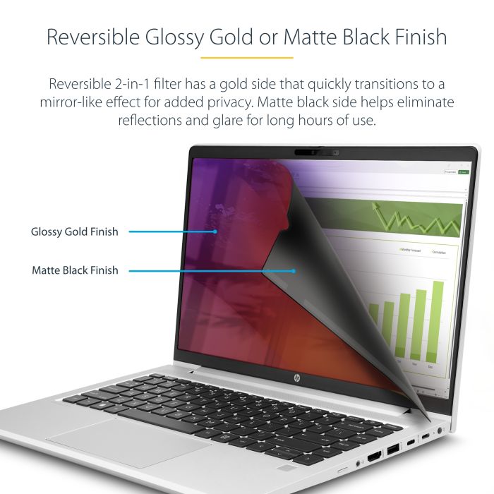 14IN LAPTOP PRIVACY SCREEN/GOLD PRIVACY FILTER/SECURITY SHI