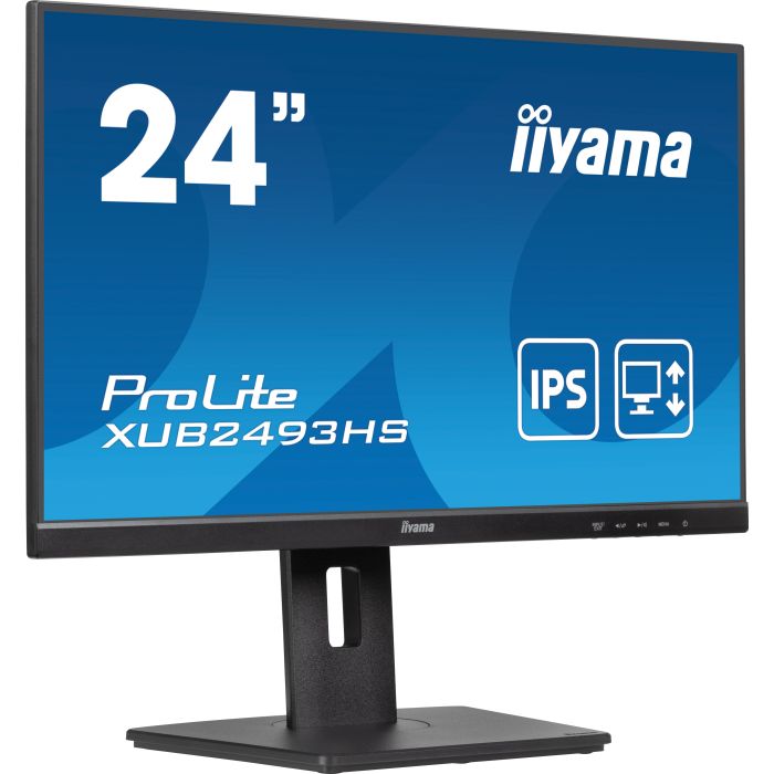 iiyama ProLite XUB2493HS-B6 A 24" IPS-panel LED,1920x1080 ,100Hz, 0.5ms, HDMI, DP, Flicker-Free, FreeSync