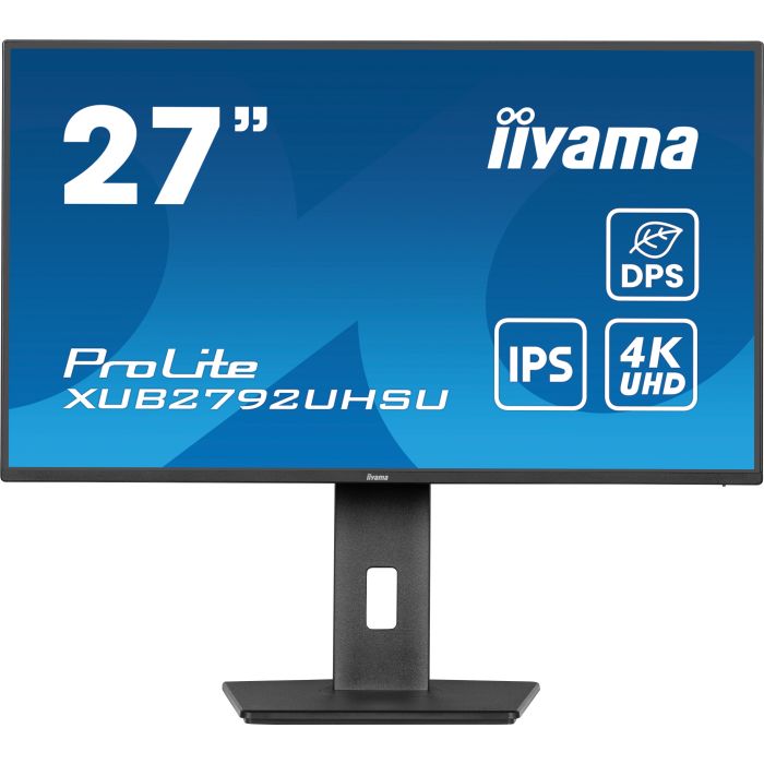 iiyama Monitor ProLite XUB2792UHSU-B6 27" IPS-panel, 3840x2160 UHD 60Hz4ms, 350cd/m², 15cmHeightAdj.Stand, HDMI, DP