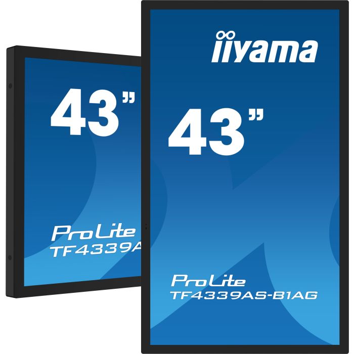 iiyama ProLite TF4339AS-B1AG 43" Touch Screen, 3840x2160, 435cd/m², 24/7, iiSignage², 2x HDMI, DP, AntiGlare, VESA 200x200