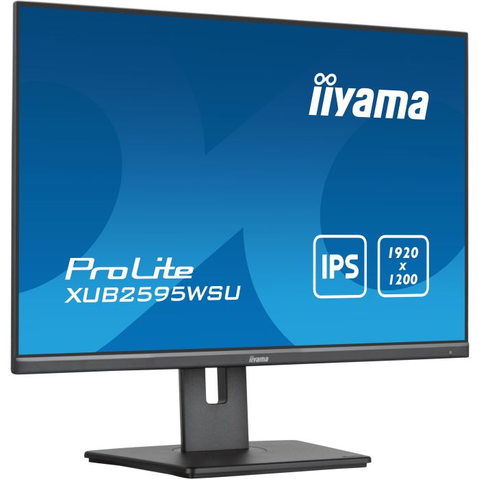 iiyama Monitor ProLite XUB2595WSU-B5 25" IPS-panel, 1920x1200 75Hz4ms, 300cd/m², 15cmHeightAdj.Stand, VGA, HDMI,DP