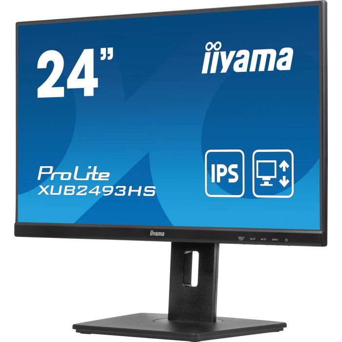 iiyama ProLite XUB2493HS-B6 A 24" IPS-panel LED,1920x1080 ,100Hz, 0.5ms, HDMI, DP, Flicker-Free, FreeSync