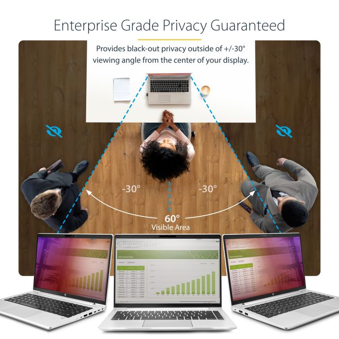 14IN LAPTOP PRIVACY SCREEN/GOLD PRIVACY FILTER/SECURITY SHI