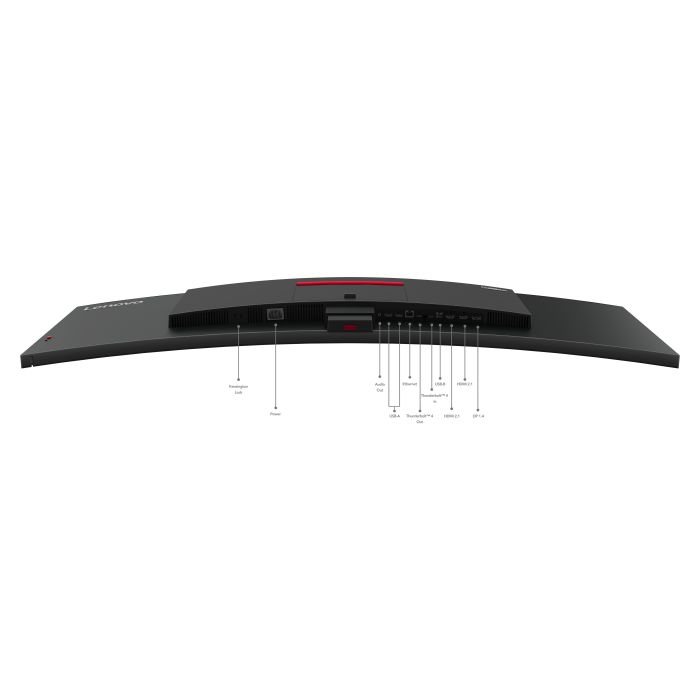 Lenovo Monitor ThinkVision P49w-30 49" 32:9 IPS 5120 x 1440 Curved 4ms 350cd 2000:1 60Hz Dock Speakers Tilt Swivel Lift