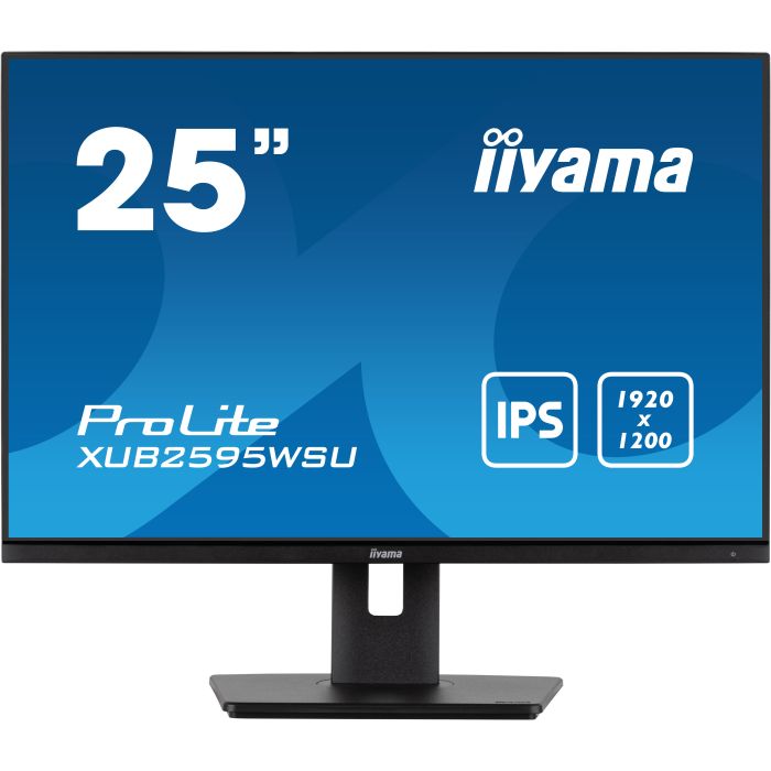 iiyama Monitor ProLite XUB2595WSU-B5 25" IPS-panel, 1920x1200 75Hz4ms, 300cd/m², 15cmHeightAdj.Stand, VGA, HDMI,DP