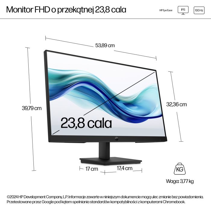 HP S3 PRO 324PF FHD (1920x1080) IPS 250n 5ms DP HDMI VGA 3/3/0