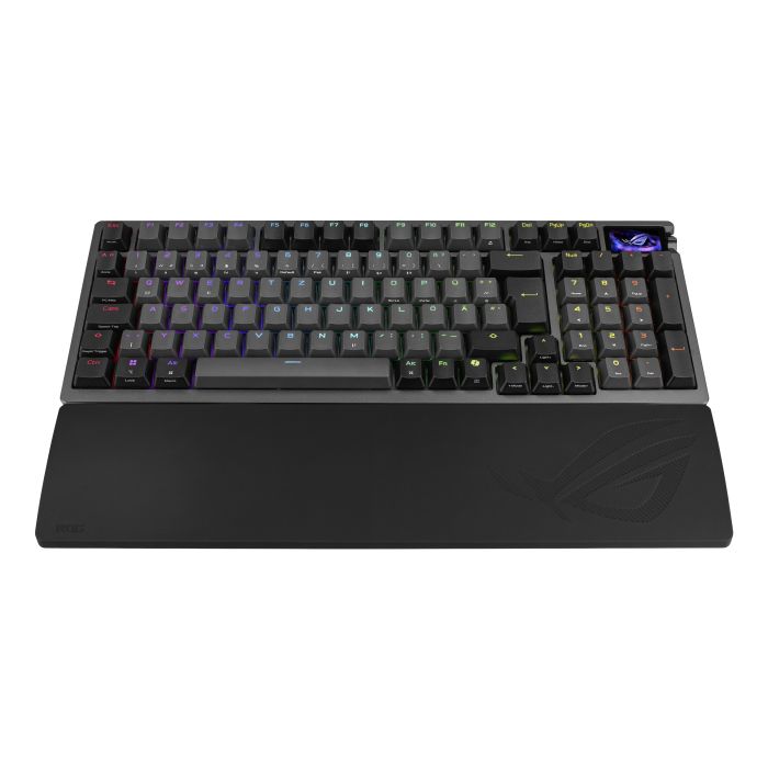 ASUS ROG Azoth 96 HE wireless analog gaming keyboard hot-swappable ROG HFX V2 magnetic switches, Hall Senor, rapid trigger