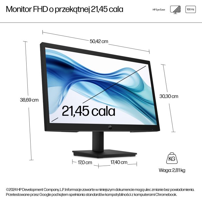 HP S3 PRO 322PV 21.45 FHD (1920x1080) 250n 5ms HDMI VGA 3/3/0