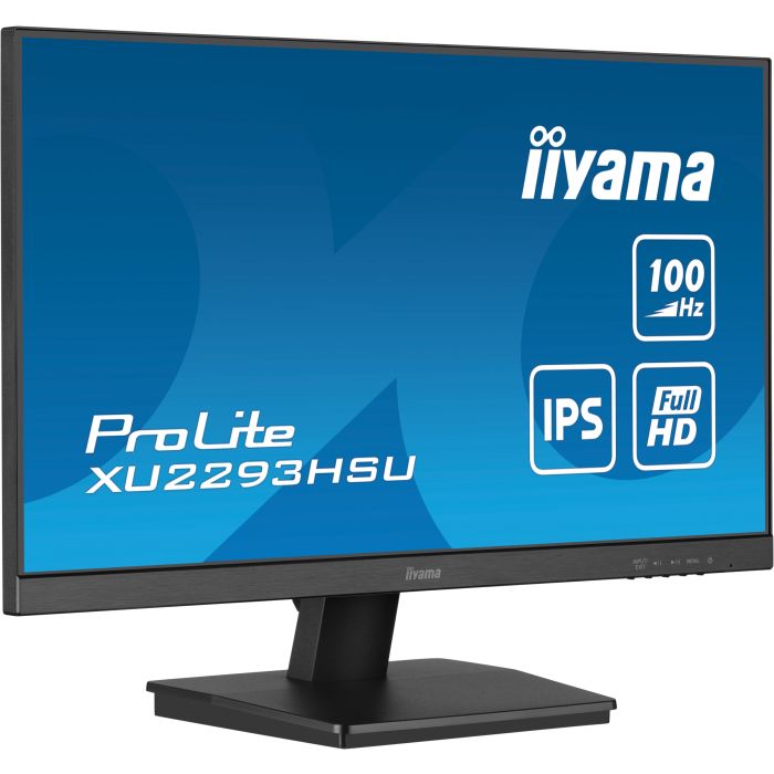iiyama Monitor ProLite XU2293HSU-B7 21,5" IPS-panel, 1920x1080 100Hz, 300cd/m², Speakers, HDMI, DP, 1ms MPRT, USB 2x2.0