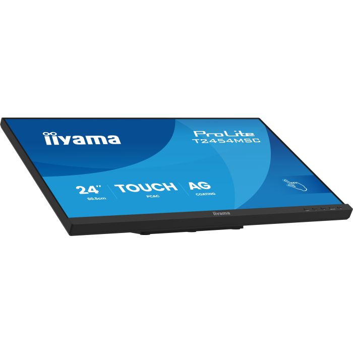 iiyama ProLite Touch Screen T2454MSC-B3AG 24" IPS FHD, 1920x1080, 300cd/m², HDMI, DP, Speakers, Double Hinge stand, 10P Touch, Anti Glare