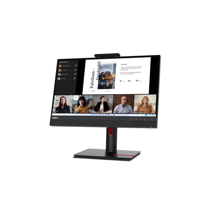 Lenovo Monitor ThinkVision 21.5" TIO22 Gen5 Touch 16:9 Panel IPS 1920 x 1080 Lift Camera & Speakers VGA DP HDMI