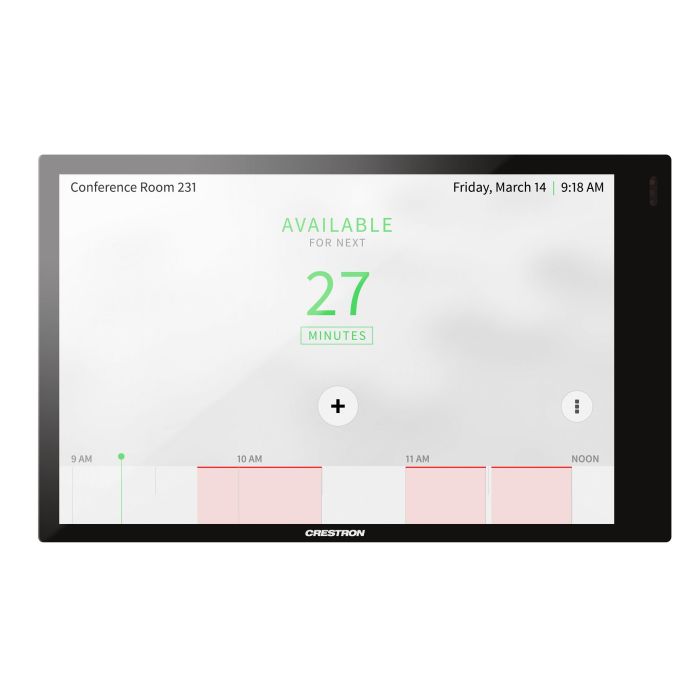 7 IN. ROOM SCHEDULING TOUCH/SCREEN BLACK SMOOTH