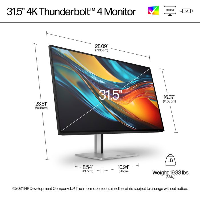 HP S7 PRO 732PK 4K 31.5 ZOLL/3840X2160 IPS 400CD 2000:1 5MS