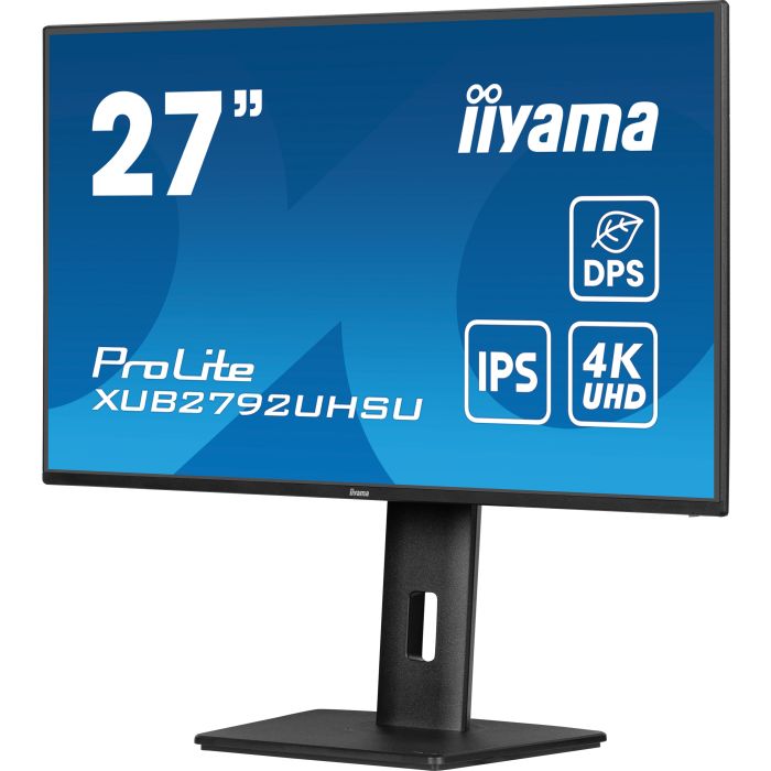 iiyama Monitor ProLite XUB2792UHSU-B6 27" IPS-panel, 3840x2160 UHD 60Hz4ms, 350cd/m², 15cmHeightAdj.Stand, HDMI, DP