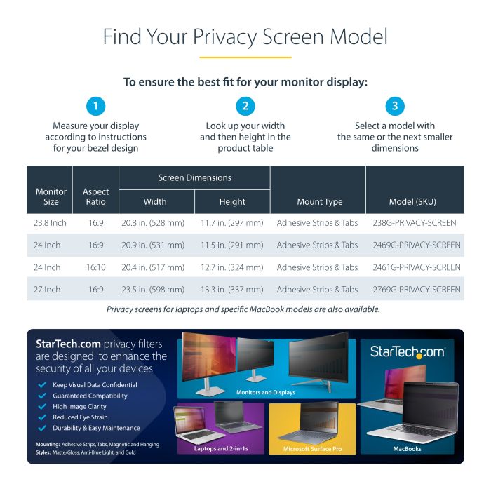 24-INCH GOLD PRIVACY SCREEN/GOLD PRIVACY FILTER/SECURITY SHI