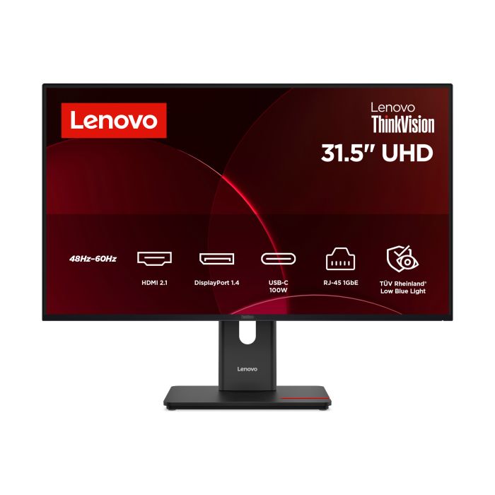 Lenovo Monitor ThinkVision T32UD-40 31,5" IPS 4K UHD 4ms 350cd 1500:1 60Hz Dock HUB Tilt Swivel Lift Pivot