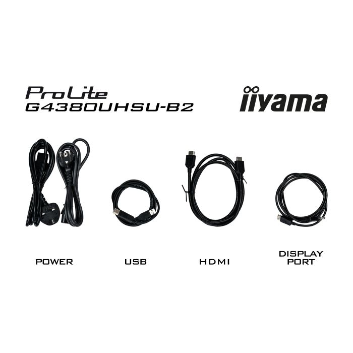 iiyama G-Master Red Eagle G4380UHSU-B2 43" VA-panel, Pro-Gaming, UHD 3840x2160 144Hz0.4ms, 550cdm², 2xHDMI 2.1, 2xDP
