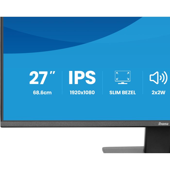 iiyama Monitor ProLite X2793HSU-B1 27" IPS-panel, 1920x1080 120Hz1ms, 350cd/m², 1500:1, HDMI, DP
