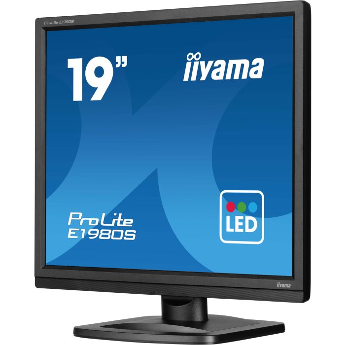 iiyama Monitor ProLite E1980S-B1 19" TN-panel, 1280x1024, 250cd/m², HDMI, DP
