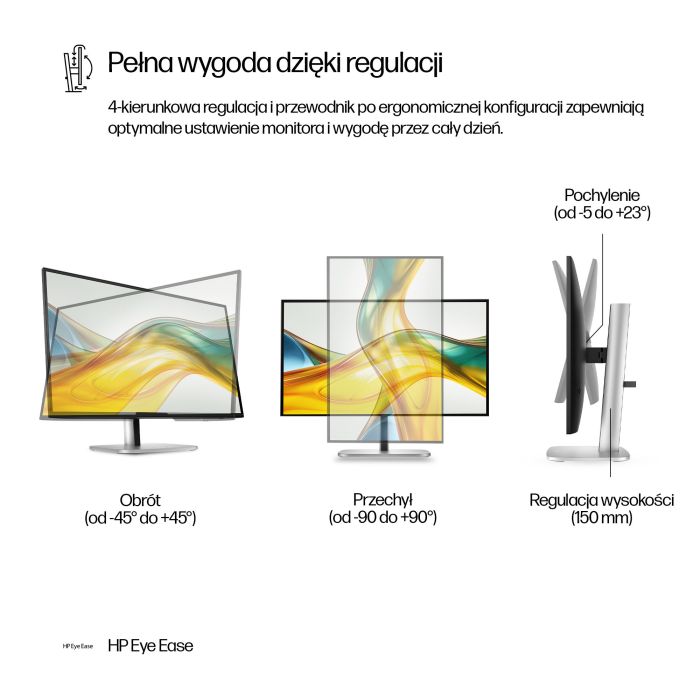 HP S5 PRO 527PQ 27 QHD (2560x1440) IPS 350n 5ms DP HDMI HAS USB-B 3/3/0