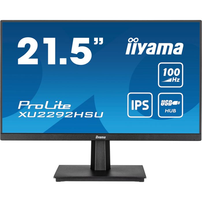 iiyama ProLite XU2292HSU-B6 22" IPS-panel LED, 1920X1080, 100Hz, 0.4ms, HDMI, DP, USB Hub, Flicker-Free