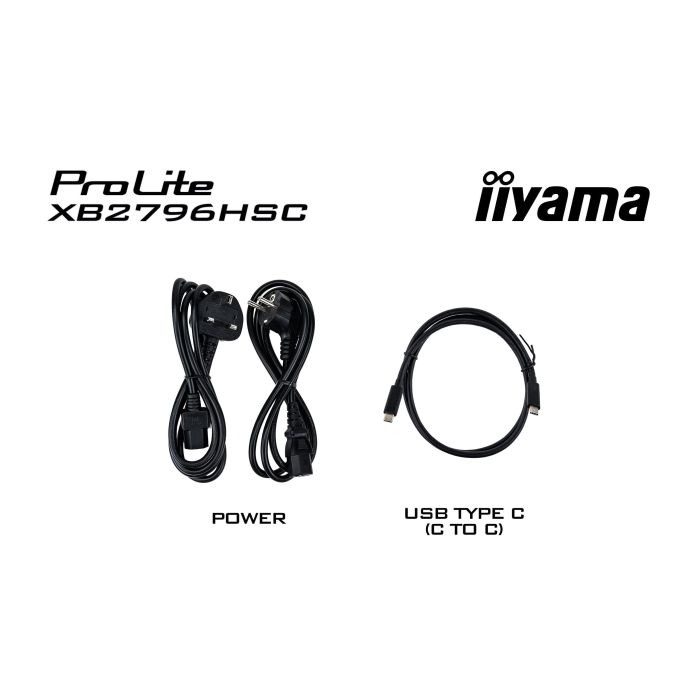 iiyama Monitor ProLite XB2796HSC-B1 27" IPS-panel, 1920x1080 144Hz3ms, 300cd/m², 15cmHeightAdj.Stand, HDMI, USB-C (65W PD)