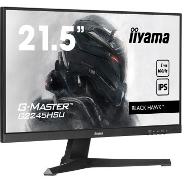 iiyama G-Master Black Hawk G2245HSU-B2 21,5" IPS Gaming, 1920x1080 100Hz1ms, 300cd/m², HDMI, DP, Adaptive Sync