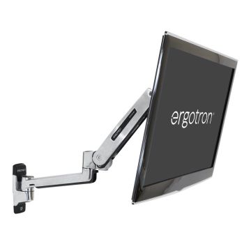 Ergotron LX Sit-Stand Wall Mount Arm - uchwyt ścienny do monitora (polerowane aluminium)