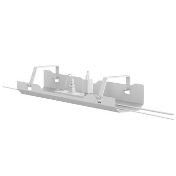Neomounts Cable Management Tray, max 5 kg. screw mounted, universal, white