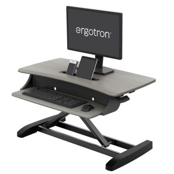Ergotron WorkFit-Z Mini Sit-Stand Desktop - nadstawka na biurko do pracy na stojąco (szara)