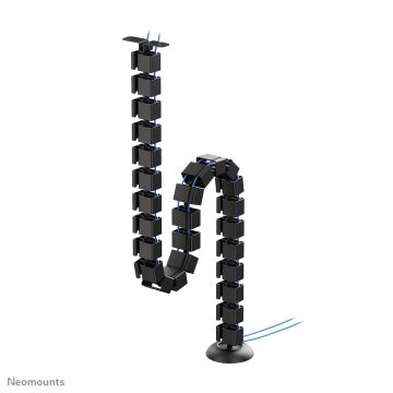 Neomounts Cable Spine Organizer for sit/stand desk frames, screw mounted, black