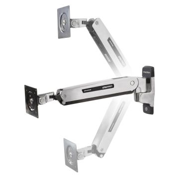 Ergotron Interactive Arm - uchwyt ścienny do monitora (polerowane aluminium)