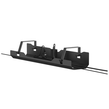 Neomounts Cable Management Tray, max 5 kg. screw mounted, universal, black