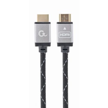 Kabel GEMBIRD Seria select plus CCB-HDMIL-3M (HDMI M - HDMI M; 3m; kolor czarny)