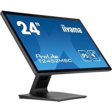 iiyama ProLiteTouch Screen T2452MSC-B1 24" IPS-panel LED FullHD, 1920X10, 360 cd/m², HDMI, DP, Speakers, 10-Point Touch