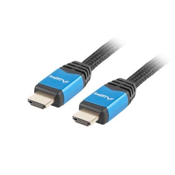 Kabel Lanberg Premium CA-HDMI-20CU-0030-BL (HDMI M - HDMI M; 3m; kolor czarny)