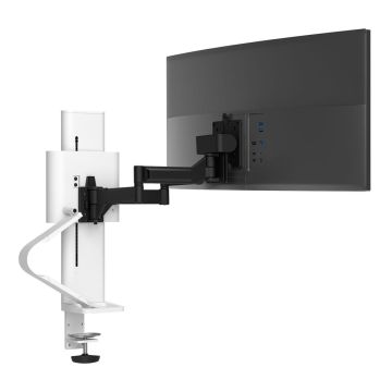 Ergotron TRACE Single Monitor - uchwyt biurkowy do monitora (biały)