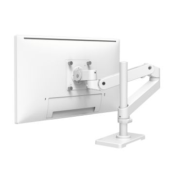 Ergotron LX PRO Tall Pole Desk Monitor Arm - uchwyt biurkowy na jeden monitor z wysokim punktem montażowym (biały)
