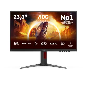 AOC GAMING 24G4HA - 24 ZOLL FUL/200 HZ 1 MS G-SYNC COMP. HDR10 (